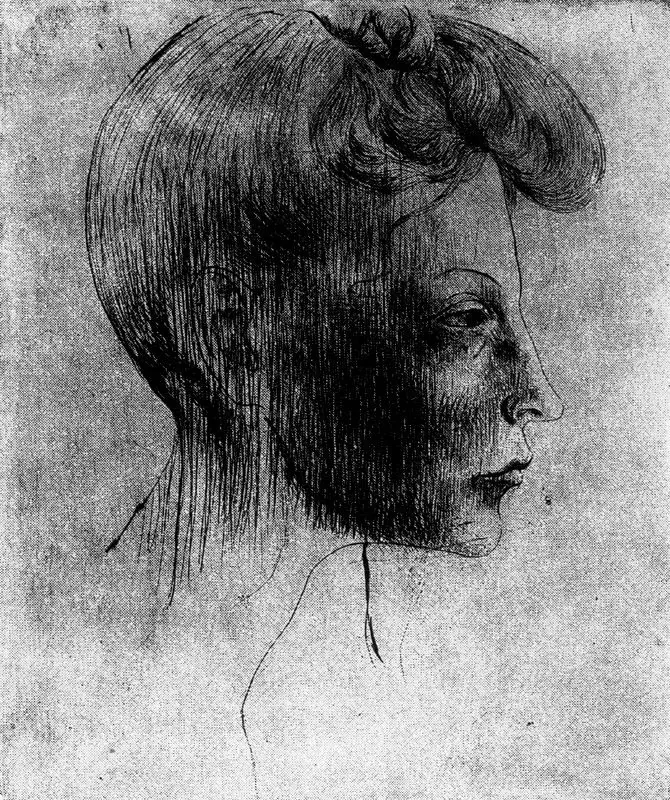 Profilo di donna, 1905